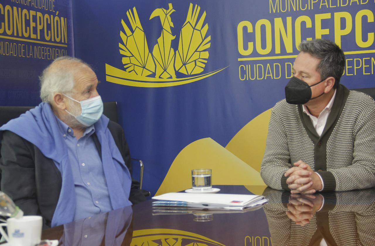 Reunión Ministro Carlos Montes con Alcalde de Concepción, Álvaro Ortíz